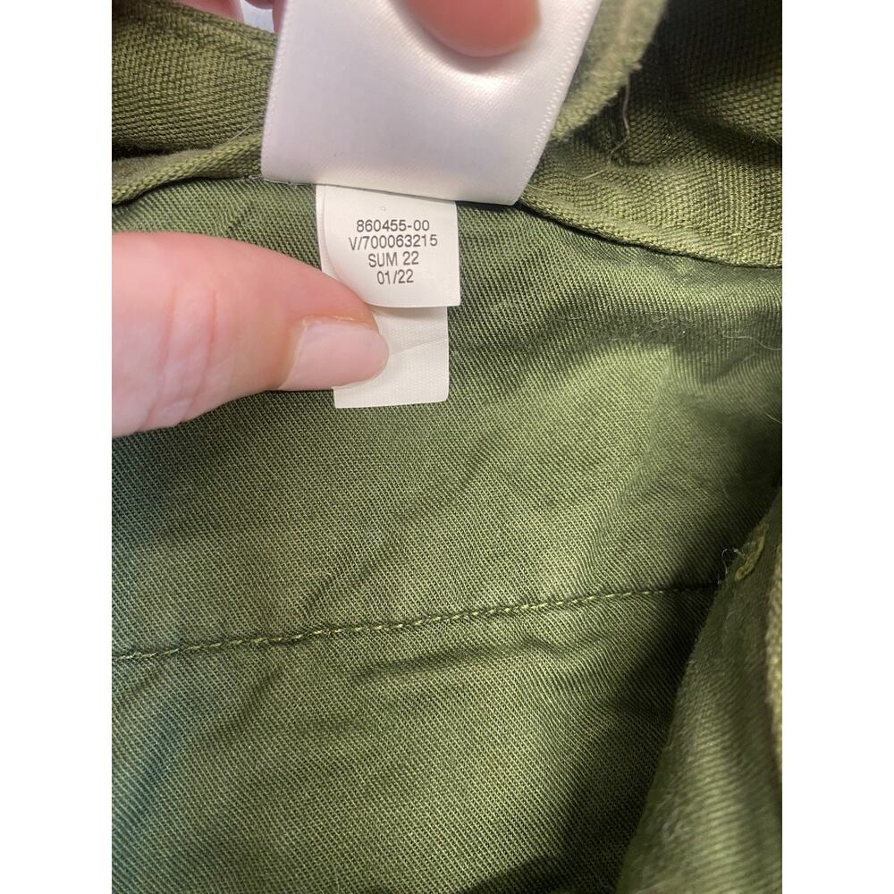Banana Republic Explorer Culottes Womens Sz 2 Green Cotton Linen Wide Leg Shorts - Picture 11 of 15